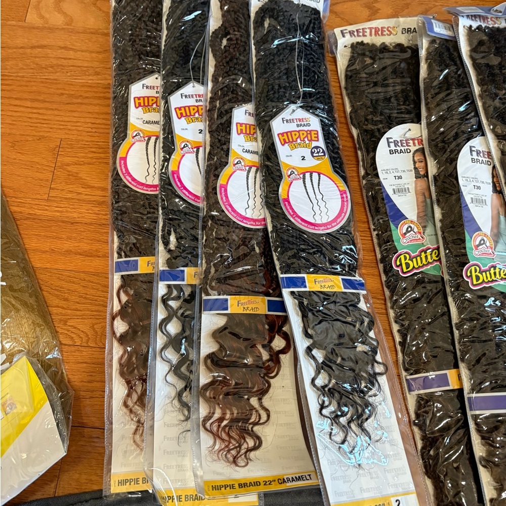 New, unopened hair bundles